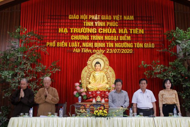 Vĩnh Phúc : Tổ Chức Chương Trình Ngoại Điểm Phổ Biến Luật Nghị Định Tín Ngưỡng Tôn Giáo