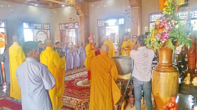 Khánh Hòa: Chùa Hưng Long tổ chức đại lễ  trai đàn chẩn tế và cầu siêu bạt độ