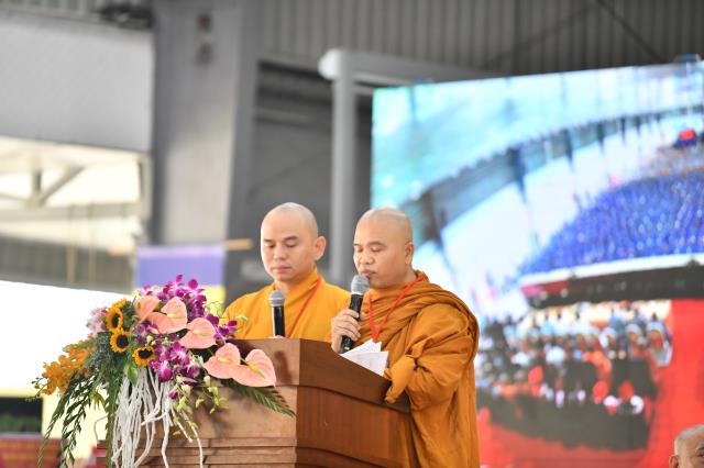 Trang nghiêm Lễ Tốt nghiệp và Tổng khai giảng tại HVPGVN tại TP. HCM