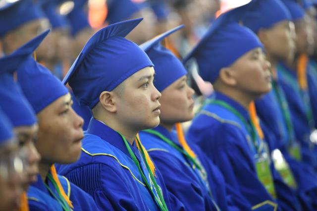 Trang nghiêm Lễ Tốt nghiệp và Tổng khai giảng tại HVPGVN tại TP. HCM