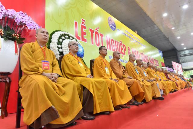 Trang nghiêm Lễ Tốt nghiệp và Tổng khai giảng tại HVPGVN tại TP. HCM