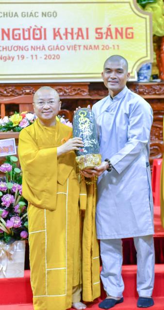 Chùa Giác Ngộ tổ chức Lễ tri ân người Thầy khai sáng nhân dịp 20/11