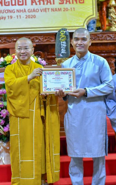 Chùa Giác Ngộ tổ chức Lễ tri ân người Thầy khai sáng nhân dịp 20/11