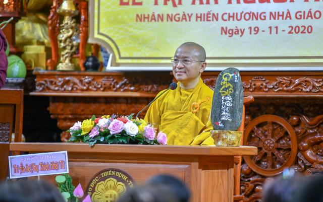 Chùa Giác Ngộ tổ chức Lễ tri ân người Thầy khai sáng nhân dịp 20/11
