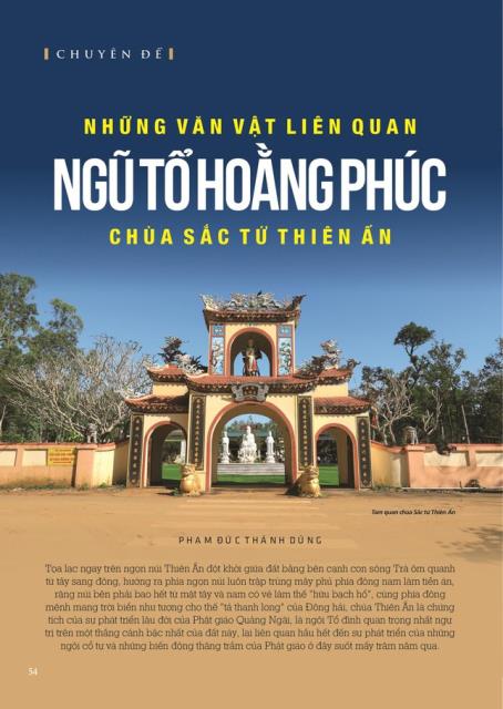 Đặc sắc giai phẩm Liễu Quán số 22: Chuyên đề Di sản Phật giáo Quảng Ngãi
