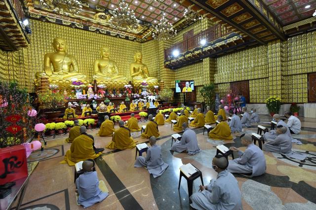 Lễ mừng Khánh tuế tại chùa Giác Ngộ năm 2021
