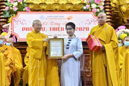 Lễ Tổng Kết Phật Sự, Thiện Sự Chùa Giác Ngộ - Quỹ Đạo Phật Ngày Nay Năm 2020