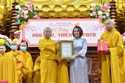 Lễ Tổng Kết Phật Sự, Thiện Sự Chùa Giác Ngộ - Quỹ Đạo Phật Ngày Nay Năm 2020