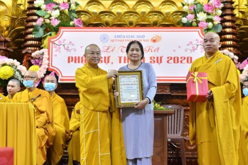 Lễ Tổng Kết Phật Sự, Thiện Sự Chùa Giác Ngộ - Quỹ Đạo Phật Ngày Nay Năm 2020