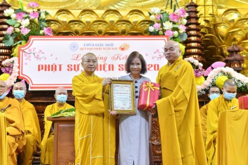 Lễ Tổng Kết Phật Sự, Thiện Sự Chùa Giác Ngộ - Quỹ Đạo Phật Ngày Nay Năm 2020