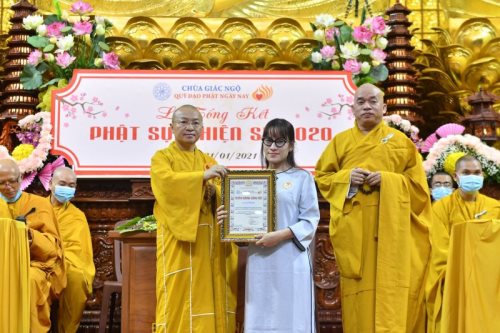 Lễ Tổng Kết Phật Sự, Thiện Sự Chùa Giác Ngộ - Quỹ Đạo Phật Ngày Nay Năm 2020