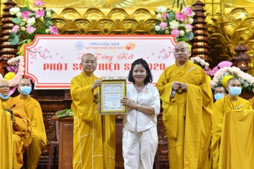 Lễ Tổng Kết Phật Sự, Thiện Sự Chùa Giác Ngộ - Quỹ Đạo Phật Ngày Nay Năm 2020