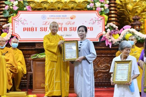 Lễ Tổng Kết Phật Sự, Thiện Sự Chùa Giác Ngộ - Quỹ Đạo Phật Ngày Nay Năm 2020