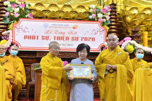 Lễ Tổng Kết Phật Sự, Thiện Sự Chùa Giác Ngộ - Quỹ Đạo Phật Ngày Nay Năm 2020