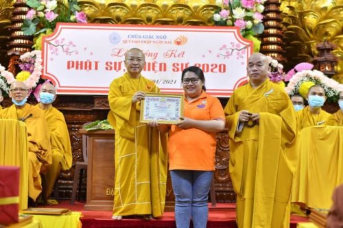 Lễ Tổng Kết Phật Sự, Thiện Sự Chùa Giác Ngộ - Quỹ Đạo Phật Ngày Nay Năm 2020