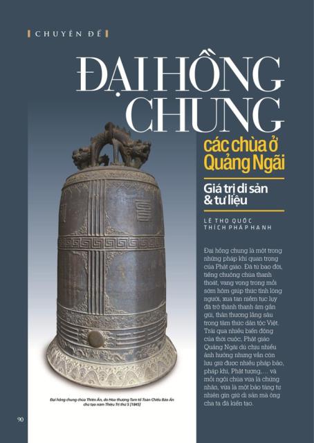Đặc sắc giai phẩm Liễu Quán số 22: Chuyên đề Di sản Phật giáo Quảng Ngãi
