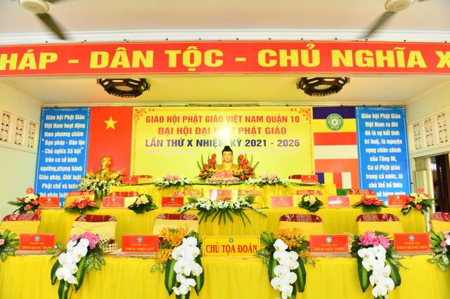 Tăng đoàn chùa Giác Ngộ dự Đại hội trù bị chuẩn bị cho Đại hội Đại biểu Phật giáo Quận 10 lần thứ X (nhiệm kỳ 2021 - 2026)