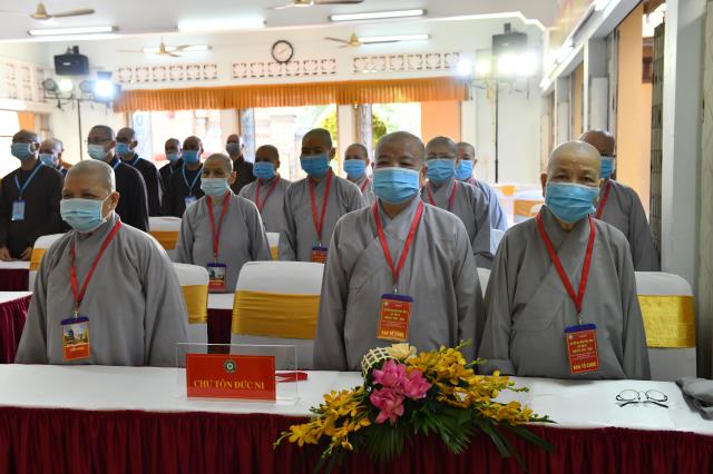 Tăng đoàn chùa Giác Ngộ dự Đại hội trù bị chuẩn bị cho Đại hội Đại biểu Phật giáo Quận 10 lần thứ X (nhiệm kỳ 2021 - 2026)