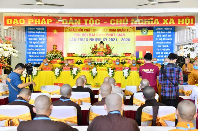 Tăng đoàn chùa Giác Ngộ dự Đại hội trù bị chuẩn bị cho Đại hội Đại biểu Phật giáo Quận 10 lần thứ X (nhiệm kỳ 2021 - 2026)