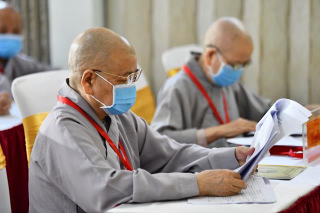 Tăng đoàn chùa Giác Ngộ dự Đại hội trù bị chuẩn bị cho Đại hội Đại biểu Phật giáo Quận 10 lần thứ X (nhiệm kỳ 2021 - 2026)