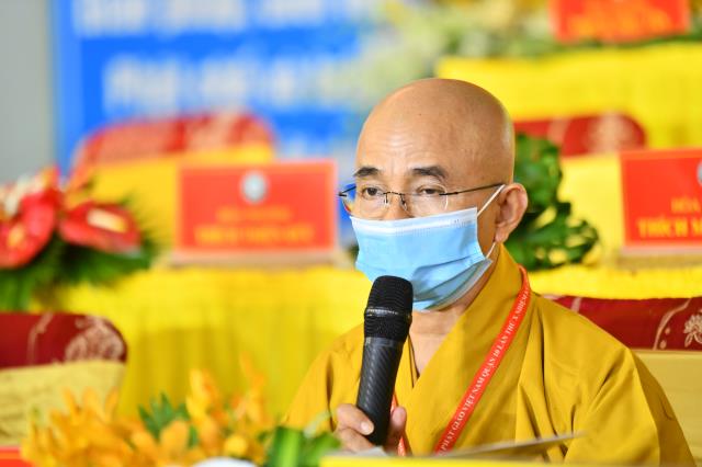 Tăng đoàn chùa Giác Ngộ dự Đại hội trù bị chuẩn bị cho Đại hội Đại biểu Phật giáo Quận 10 lần thứ X (nhiệm kỳ 2021 - 2026)