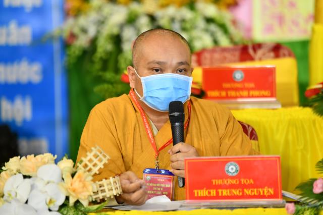 Tăng đoàn chùa Giác Ngộ dự Đại hội trù bị chuẩn bị cho Đại hội Đại biểu Phật giáo Quận 10 lần thứ X (nhiệm kỳ 2021 - 2026)