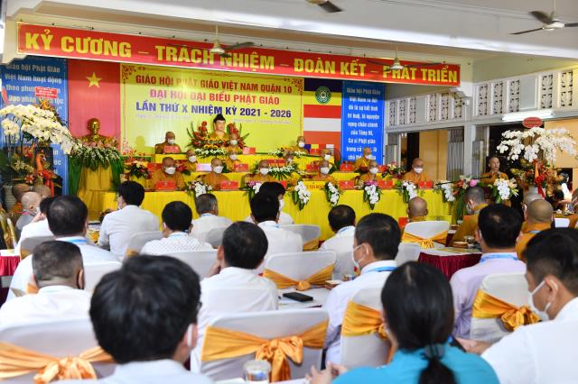 TP.HCM: Đại hội Đại biểu Phật giáo Quận 10 lần thứ X (nhiệm kỳ 2021 - 2026)