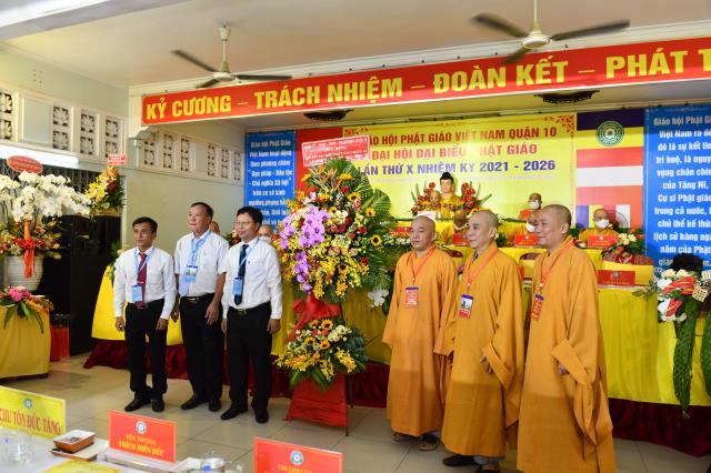 TP.HCM: Đại hội Đại biểu Phật giáo Quận 10 lần thứ X (nhiệm kỳ 2021 - 2026)