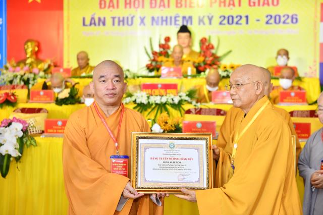 TP.HCM: Đại hội Đại biểu Phật giáo Quận 10 lần thứ X (nhiệm kỳ 2021 - 2026)