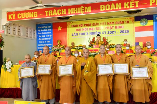 TP.HCM: Đại hội Đại biểu Phật giáo Quận 10 lần thứ X (nhiệm kỳ 2021 - 2026)