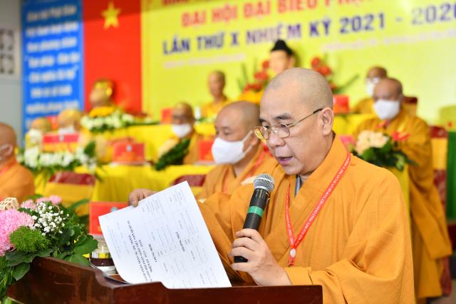 TP.HCM: Đại hội Đại biểu Phật giáo Quận 10 lần thứ X (nhiệm kỳ 2021 - 2026)
