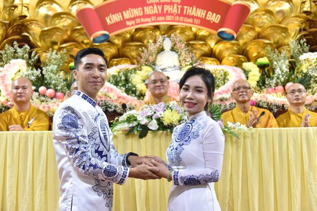 Chùa Giác Ngộ: Hôn lễ dưới đài sen của đôi uyên ương Văn Sơn và Bạch Thảo