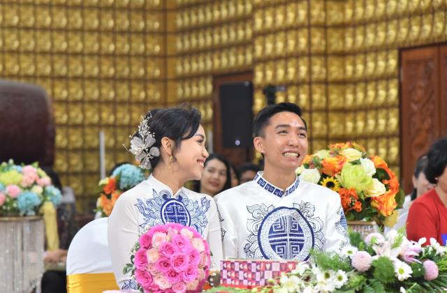 Chùa Giác Ngộ: Hôn lễ dưới đài sen của đôi uyên ương Văn Sơn và Bạch Thảo
