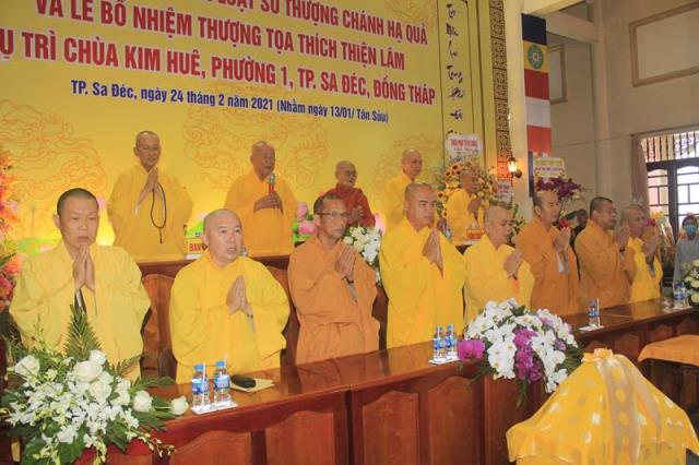 Đồng Tháp: Lễ Công Bố Và Trao Quyết Định Bổ Nhiệm Trụ Trì Chùa Kim Huê