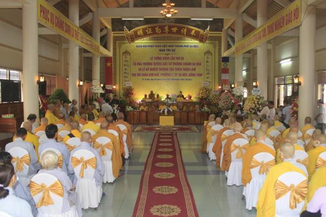 Đồng Tháp: Lễ Công Bố Và Trao Quyết Định Bổ Nhiệm Trụ Trì Chùa Kim Huê