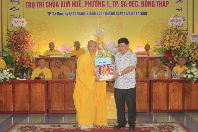 Đồng Tháp: Lễ Công Bố Và Trao Quyết Định Bổ Nhiệm Trụ Trì Chùa Kim Huê