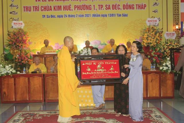 Đồng Tháp: Lễ Công Bố Và Trao Quyết Định Bổ Nhiệm Trụ Trì Chùa Kim Huê