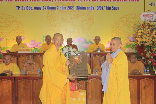 Đồng Tháp: Lễ Công Bố Và Trao Quyết Định Bổ Nhiệm Trụ Trì Chùa Kim Huê