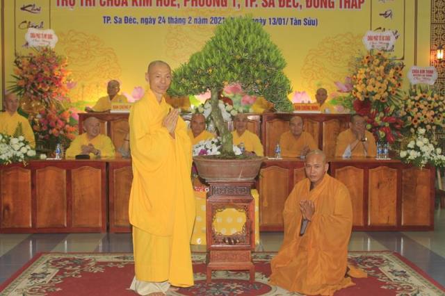 Đồng Tháp: Lễ Công Bố Và Trao Quyết Định Bổ Nhiệm Trụ Trì Chùa Kim Huê
