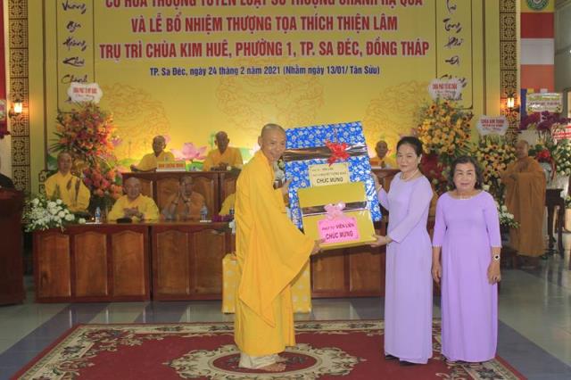 Đồng Tháp: Lễ Công Bố Và Trao Quyết Định Bổ Nhiệm Trụ Trì Chùa Kim Huê