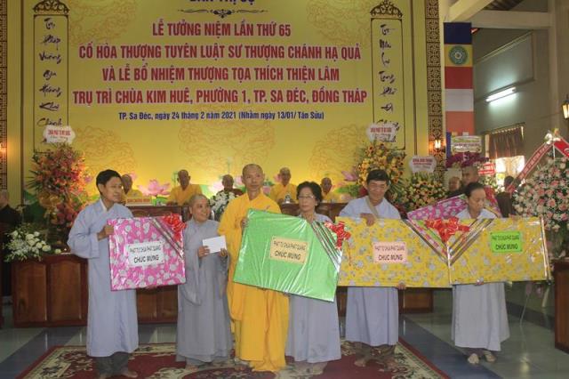 Đồng Tháp: Lễ Công Bố Và Trao Quyết Định Bổ Nhiệm Trụ Trì Chùa Kim Huê