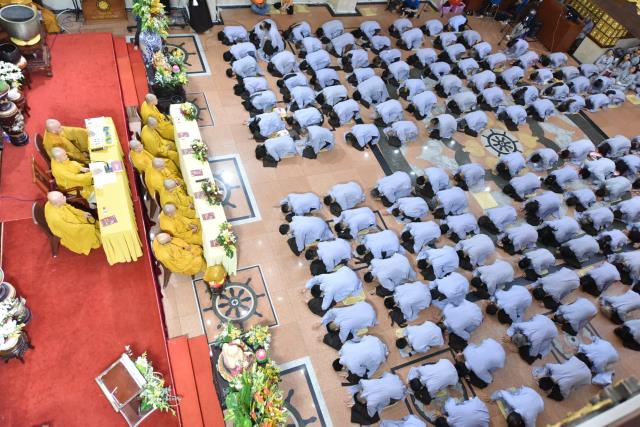 TP.HCM: Gần 170 hành giả tham dự khóa tu Xuất Gia Gieo Duyên tại chùa Giác Ngộ