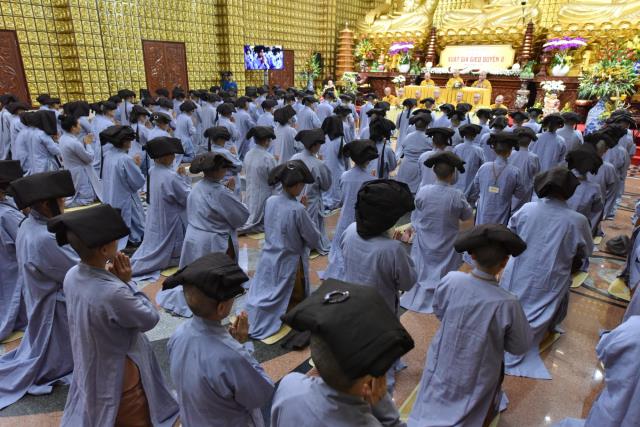 TP.HCM: Gần 170 hành giả tham dự khóa tu Xuất Gia Gieo Duyên tại chùa Giác Ngộ