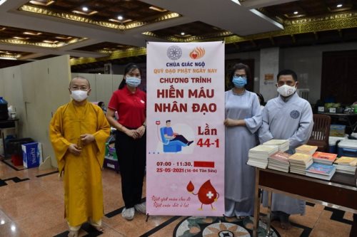 Chùa Giác Ngộ: Gần 450 Người Tham Gia Hiến Máu Nhân Đạo Lần Thứ 44 (HM44-1)