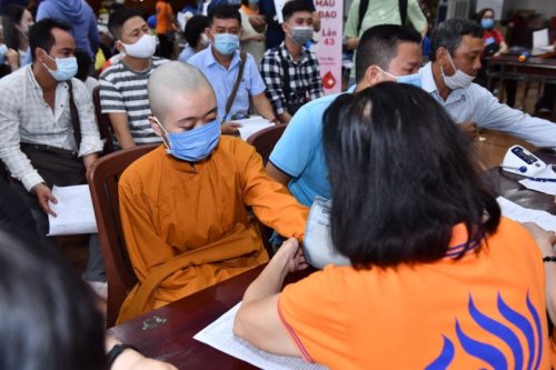 Chùa Giác Ngộ: 483 Người Tham Gia Hiến Máu Nhân Đạo Lần Thứ 43 (HM43)