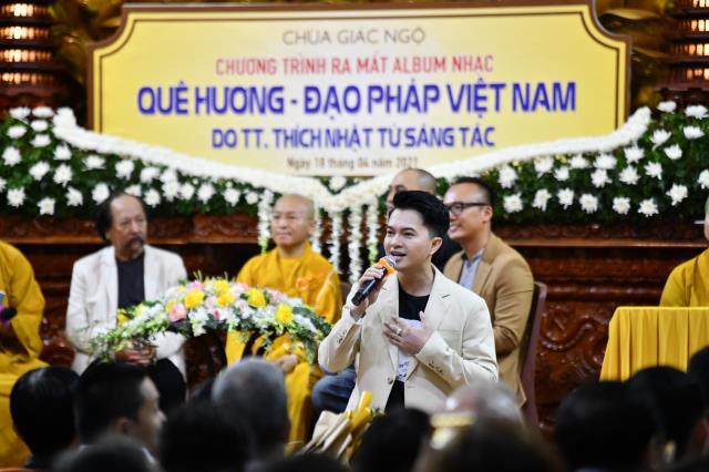 TP.HCM: Lễ ra mắt album nhạc “Quê hương - Đạo pháp Việt Nam” tại chùa Giác Ngộ