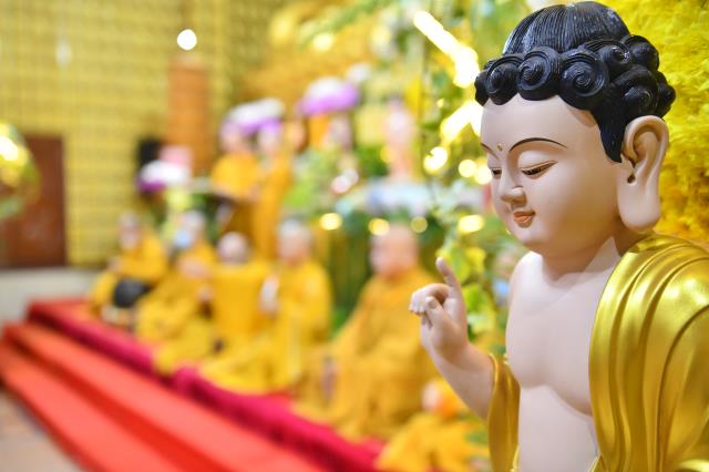 Chùa Giác Ngộ: Trang nghiêm nghi thức tắm Phật nhân Lễ Phật đản PL.2565 - DL.2021