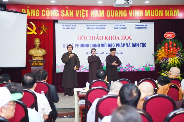 Hà Nội: Hội Thảo Khoa Học Sư Bà Phương Dung Tại Viện Nghiên Cứu Tôn Giáo
