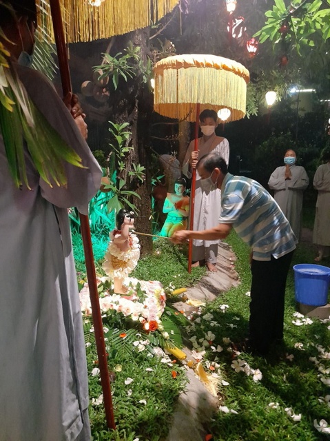 Khánh Hòa: Lễ Mộc dục tại Tổ đình Thiên Bửu