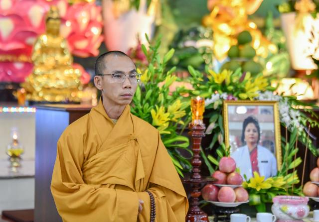 TP.HCM: Trang nghiêm Lễ tưởng niệm Tiến sĩ - Bác sĩ Mukti Bhatnagar tại Học viện Phật giáo Việt Nam